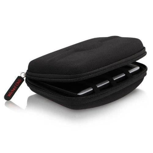 Wicked Chili Hard Case för extern hårddisk och SSD Stötsäker 2,5" Max. 12,7 x 8,2 x 4 cm med kabelfack