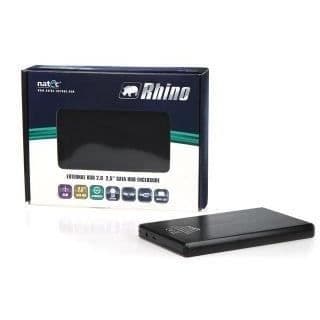 natec rhino 2,5'' hdd-hölje sata - usb2