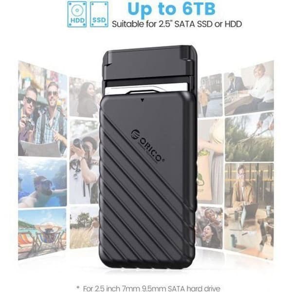 Orico Portable External USB3.0 SATA-hårddiskhöljen -2,5 tum Stöder upp till 4TB