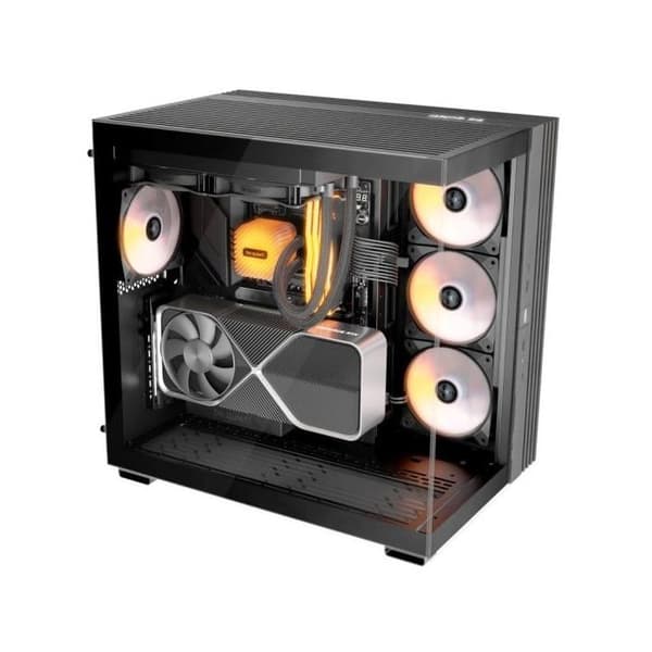 PC-chassi - Be Quiet! - Light Base 600 DX - Svart - ATX/M-ATX/Mini-ATX - 7 Platser