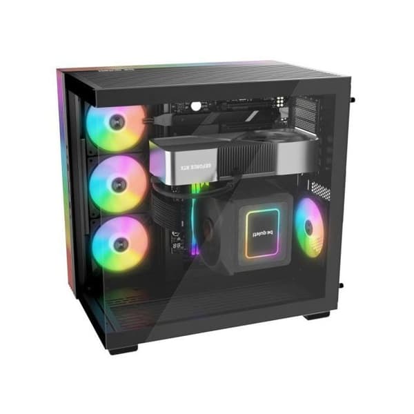 PC-chassi - Be Quiet! - Light Base 600 DX - Svart - ATX/M-ATX/Mini-ATX - 7 Platser