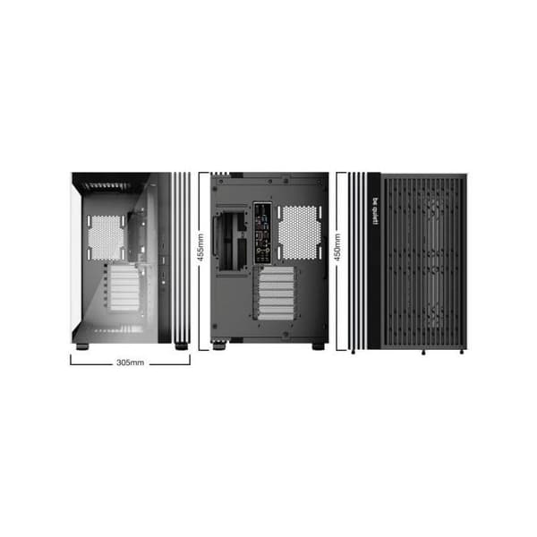 PC-chassi - Be Quiet! - Light Base 600 DX - Svart - ATX/M-ATX/Mini-ATX - 7 Platser