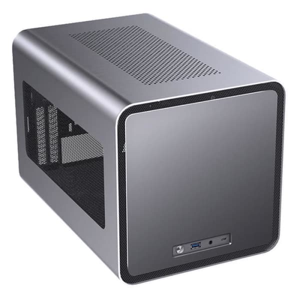 Mini-ITX-chassi - Jonsbo - V8 - Grå - Kompakt - Elegant design