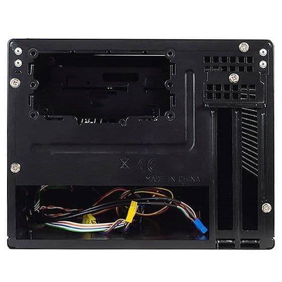 SilverStone SST-SG05BB-Lite - Sugo Compact Mini-ITX Cube PC-fodral, svart