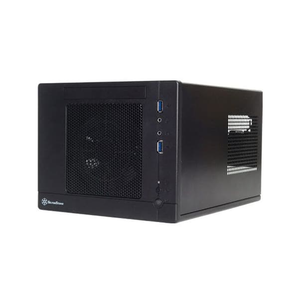 SilverStone SST-SG05BB-Lite - Sugo Compact Mini-ITX Cube PC-fodral, svart