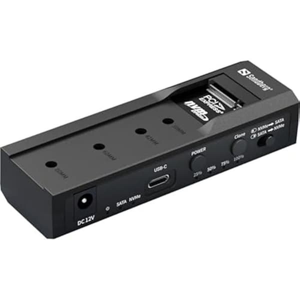 Cloner och Dock - SANDBERG - 136-49 - USB 3.0 - M.2, NVMe, SATA - Kompatibel med flera gränssnitt