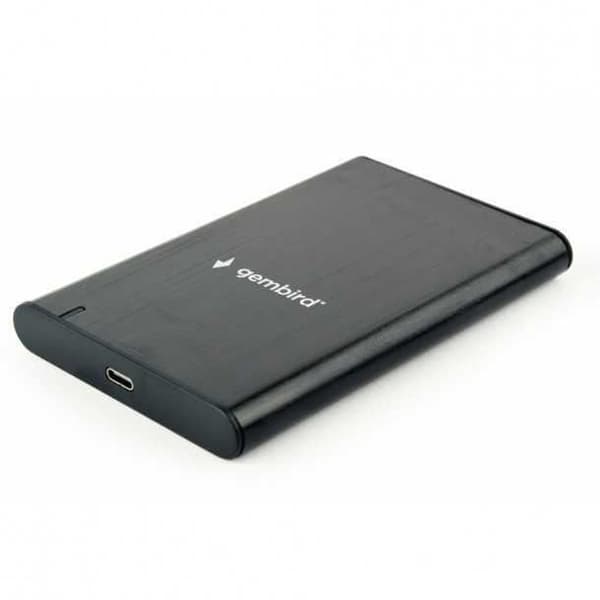 GEMBIRD EE2-U3S-6 2,5" SATA HDD-hårddiskhölje Svart