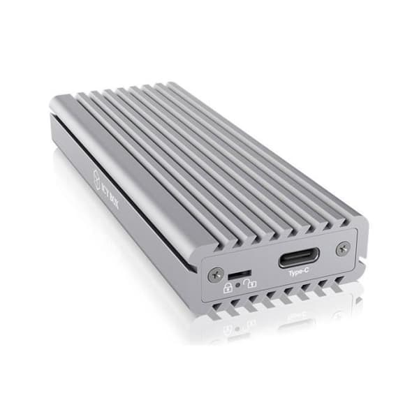 isig låda isig låda ib-1817ma-c31 extern m.2 pcie nvme festplattenghäuse Silver