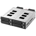 Miniatyrbild 1 av 2: JouJye JJ-N-49NVMe Hard Drive Riser Frame 5.25 till 2.5 U.2 NVMe PCIe 3.0 x4, 4 x PCI 4.0 NVMe U.2