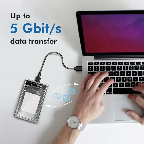 LOGILINK USB 3.0-HÅLLE FÖR 2,5-tums HDD-SSD-HÅRDDISK UPP TILL 16 TB,