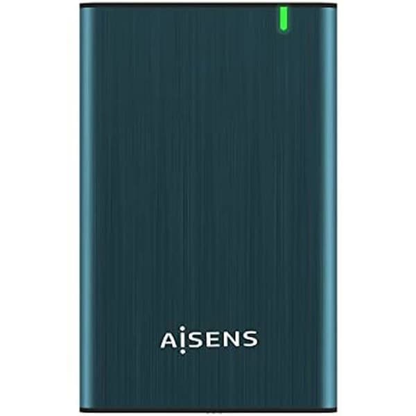 Externt hölje för 2,5" SATA A USB 3.0/USB3.1 GEN1 hårddisk - AISENS - ASE-2525PB - Pacific Blue Marinblå