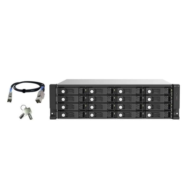 Hårddisk/SSD-kabinett - QNAP - TL-R1620SEP-RP - 16 fack - SAS 12Gbps - JBOD