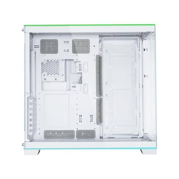 PC-chassi - Lian Li - O11D EVO RGB - Härdat glas - RGB-belysning - Vit