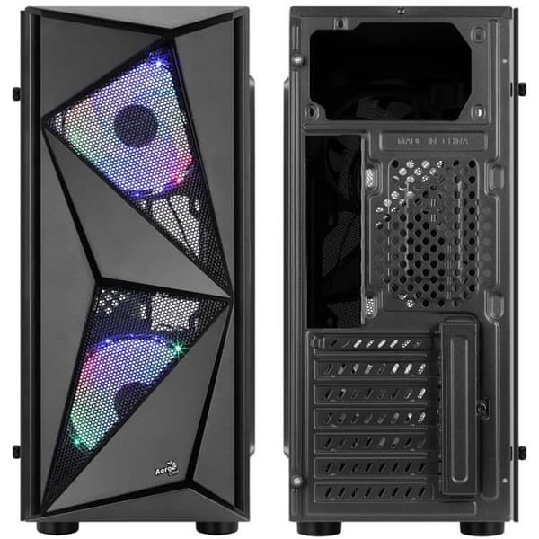 PC-fodral - Glider Cosmo-G-BK-v1 - Aerocool - Svart