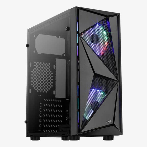 PC-fodral - Glider Cosmo-G-BK-v1 - Aerocool - Svart