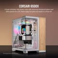 Miniatyrbild 2 av 3: Chassi Medium Tower E-ATX - Corsair 6500X - Vit och brun - Vätske kylning - Glaspaneler - USB 3.0