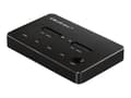 Miniatyrbilde 1 av 5: Qoltec - SSD-dokkestasjon - NGFF - M.2 - M.2 Card / SATA 6Gb/s - USB 3.1 - svart
