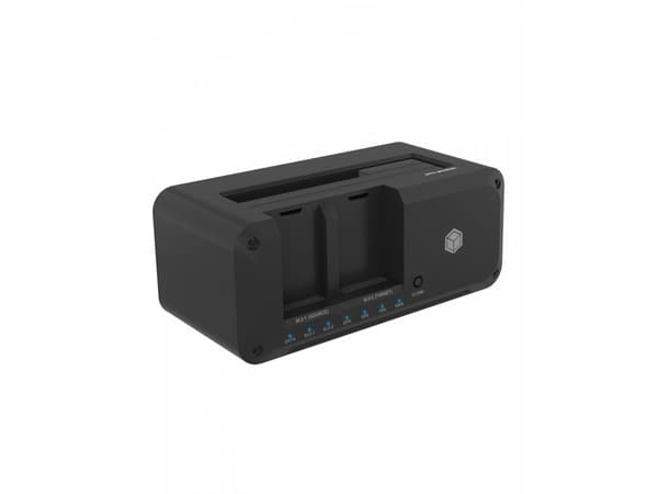 Icy Box Docking Station IB-2924MSCL-C31 Docking & CloneStation 1x 2.5'/3.5' to 1x M.2 NVMe & M.2 NVMe to M.2 NVMe