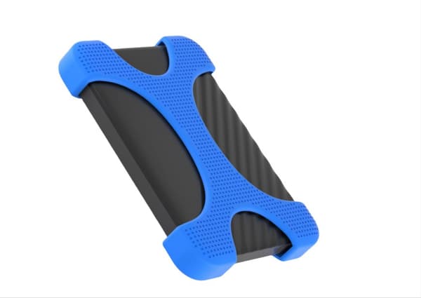 INF Skyddande silikonfodral för 2,5-tums hårddisk (2-pack)