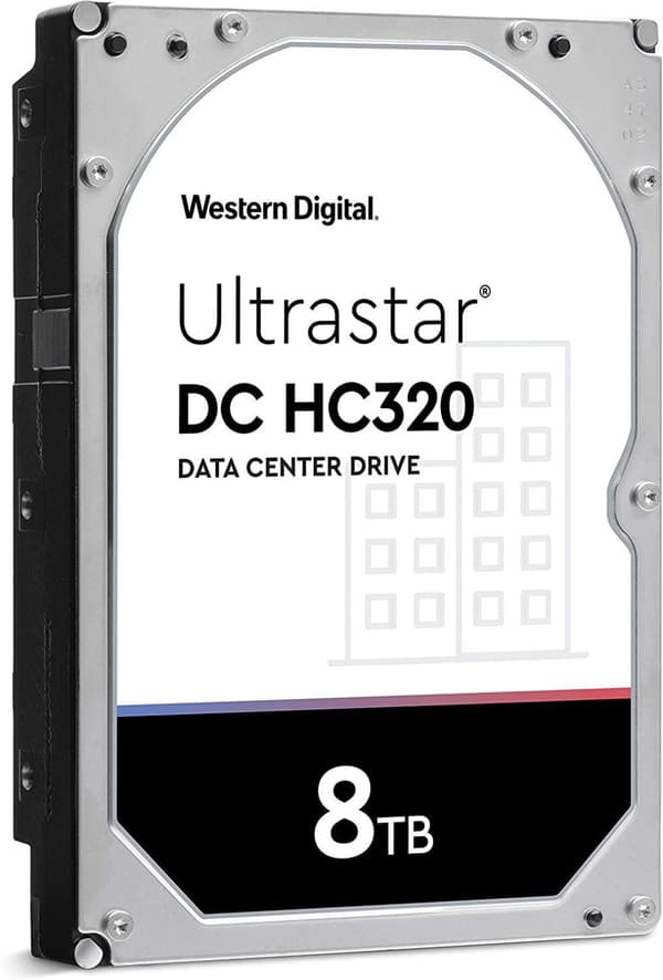 WD Ultrastar DC HC320, 8TB, 7200RPM, SATA 6GB/s