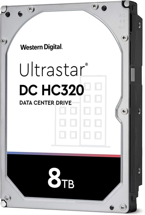 WD Ultrastar DC HC320, 8TB, 7200RPM, SATA 6GB/s