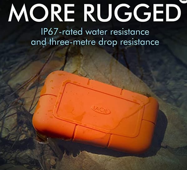 LACIE Rugged SSD 4TB 6.4cm 2.5inch USB-C external