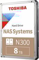Toshiba N300 NAS internal hard drive 8 TB 7200 RPM 256 MB 3.5" Serial ATA III