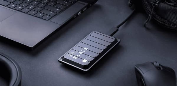 GAME DRIVE WD Black P50, 1 TB, USB 3.2, "WDBA3S0010BBK-WESN" (timbru verde 0.18 lei)