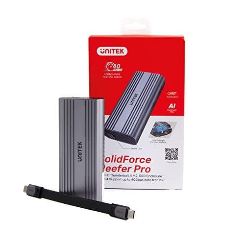 UNITEK HÅLLBAR HDD / SSD M.2 PCIE / NVME 40GBPS USB4