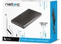 Pikkukuva 4 / 4: Natec Genesis Rhino 2,5" HDD-kotelo musta
