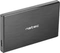 Miniatyrbild 1 av 7: NATEC RHINO GO-kabinett USB 3.0 för 2,5'' SATA HDD/SSD, svart aluminium
