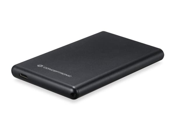 Conceptronic - Storage Enclosure - 2.5" (6.4 cm) - SATA 6Gb/s - 6 Gbit/s - USB 3.1 (Gen 2) (HDE02B) Svart