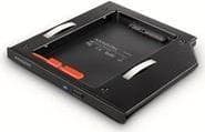 AXAGON RSS-CD09 2,5" SSD/HDD optisk drevadapter, 9,5 mm, LED (RSS-CD09) Sort