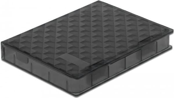 Delock beskyttelsesboks - beskyttelseshus til harddiskdrev - kapacitet: 1 harddisk (2,5") - grå (18368) Grå