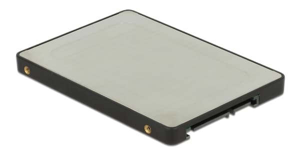 Delock 2.5″ Converter SATA 22 pin > M.2 with Enclosure Sort, Sølv