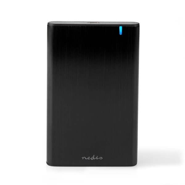 Nedis Hårddiskhölje | 2.5 " | USB 3.1 Gen1 | USB Type-A / USB Type-C™ | Anteckningsbok / PC | Aluminium