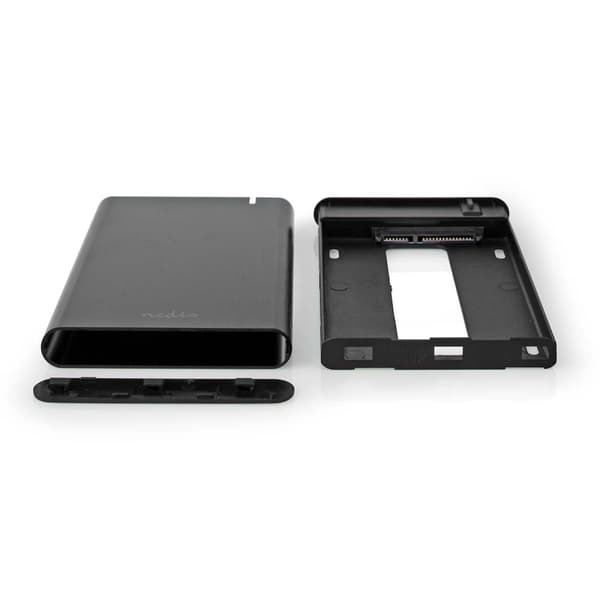 Nedis Hårddiskhölje | 2.5 " | USB 3.1 Gen1 | USB Type-A / USB Type-C™ | Anteckningsbok / PC | Aluminium