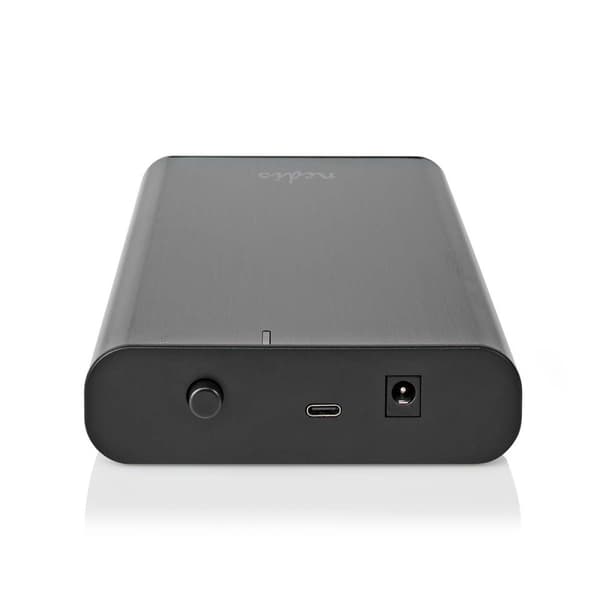Nedis Hårddiskhölje | 3.5 " | USB 3.1 Gen1 | USB Type-A / USB Type-C™ | Anteckningsbok / PC | Aluminium