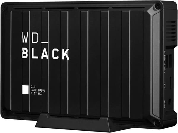 HDD extern WD 8 TB, Black D10, 3.5 inch, USB 3.2, negru, "WDBA3P0080HBK-EESN" (timbru verde 0.8 lei)