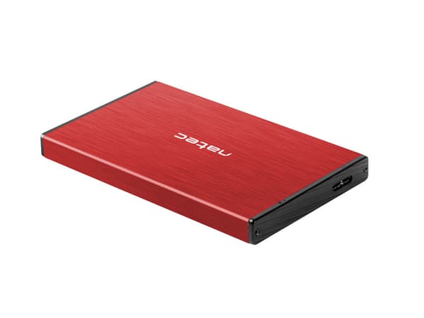 NATEC HDD ENCLOSURE RHINO GO (USB 3.0, 2.5", RED)