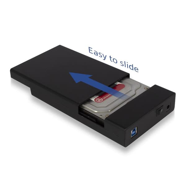 Enclosure /HDD-RACK/ ACT AC1405, 3.5", SATA, USB 3.1 Gen1 (USB 3.0), Black