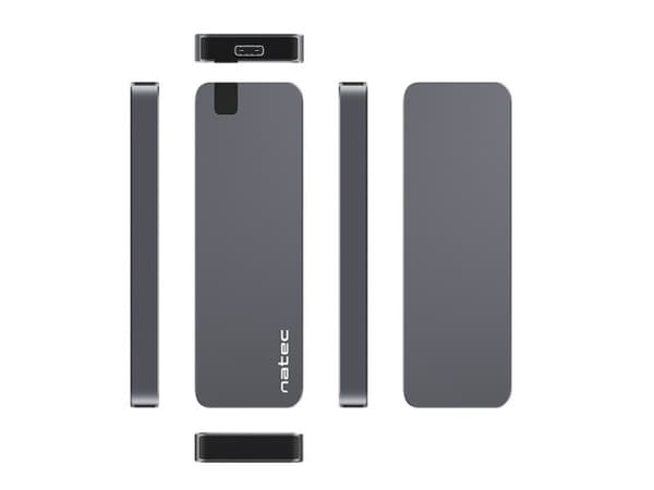 NATEC SSD ENCLOSURE RHINO M.2 NVME ALUMINIUM