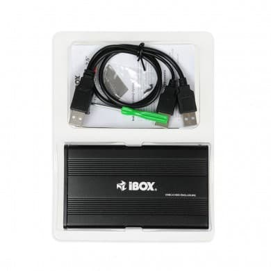 iBox HD-01 HDD kabinet Sort 2,5"