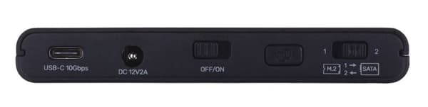 UNITEK S1222A kaapeli sukupuolenvaihtaja USB 3.2 SATA 2,5/3,5' & M.2 PCIE/NVME Musta