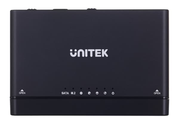 UNITEK S1222A kaapeli sukupuolenvaihtaja USB 3.2 SATA 2,5/3,5' & M.2 PCIE/NVME Musta