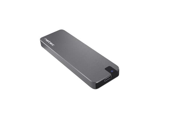 NATEC SSD KABEL RHINO M.2 NVME ALUMINIUM Sort