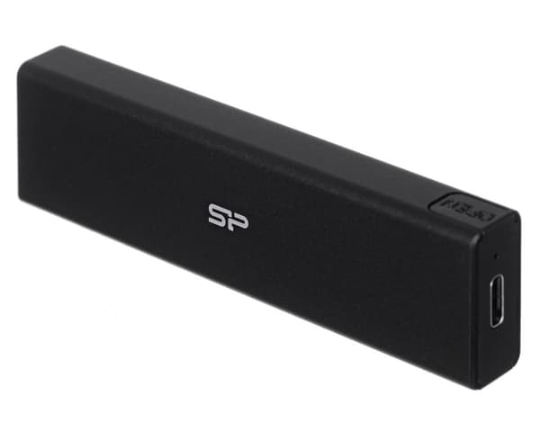 SILICON POWER PD60 -kotelo USB-C-kotelo M.2 PCIe NVMe SSD / M.2 SATA SSD (SP000HSPSDPD60CK) Musta