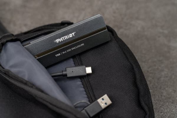 Patriot TXD obudowa USB3.2 til SSD M.2 NVMe 1.3, til 8TB - Aluminium