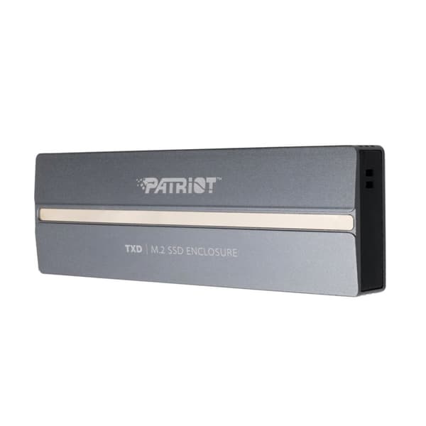 Patriot TXD obudowa USB3.2 til SSD M.2 NVMe 1.3, til 8TB - Aluminium
