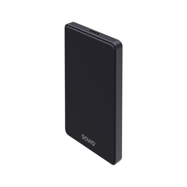 Savio 2,5" extern hårddisk/SSD-kabinett, USB 3.0, AK-65